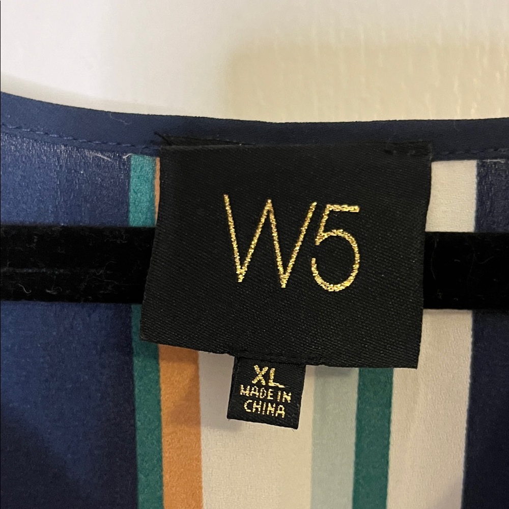 W5 Colorful Striped Blouse - Picture 3 of 6